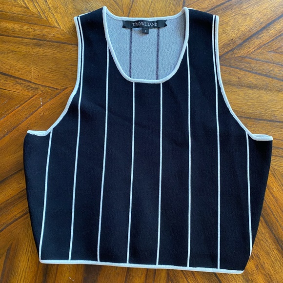 Timo Weiland Striped Crop Top - Picture 2 of 5